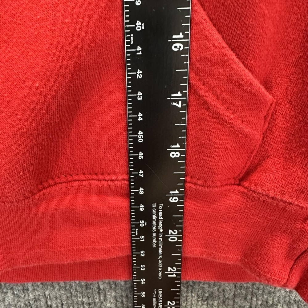 Montreal Canadiens Hoodie Boys 8 Red NHL Hockey Reebok Fleece Logo Sweatshirt - Picture 6 of 13